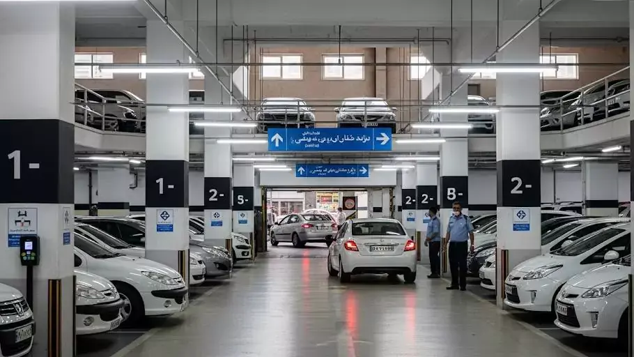 پارکینگ طبقاتی نمای داخلی