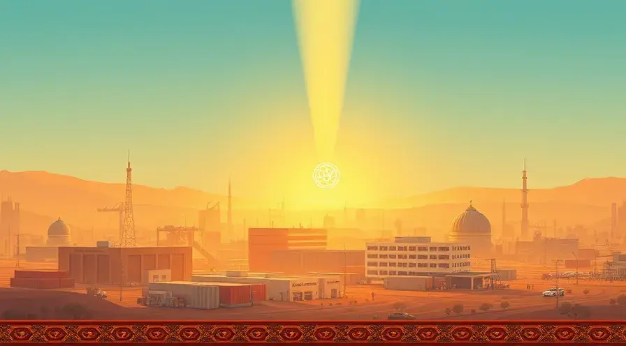 تصویری نمادین برای مقدمه: اهمیت مدیریت موجودی چند انباری در یک کسب و کار بزرگ، با تاکید بر یکپارچگی و حل چالش‌ها در فضایی با الهام از معماری ایرانی.