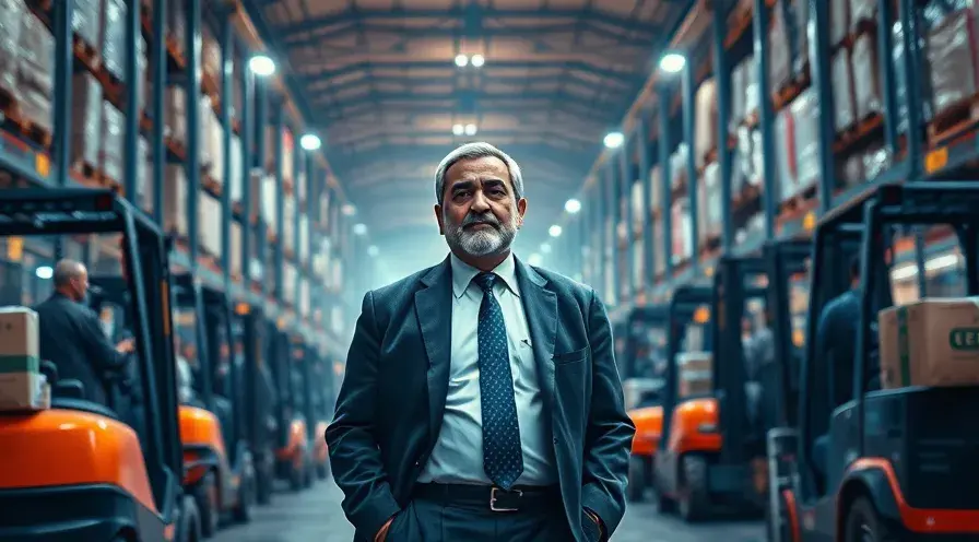تصویری پویا از انبار در اوج فصل، نمایشگر مدیریت چالش‌های انبارداری فصلی در زمان‌های شلوغی مانند بلک فرایدی و شب یلدا. این عکس مفهوم 'انبار به میدان جنگ تبدیل می‌شود' را با تمرکز بر تجربه مدیر لجستیک ایرانی به خوبی نشان می‌دهد.